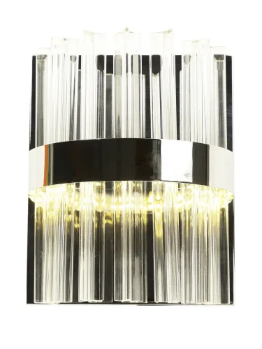 Бра Нимб LED LAMPS 81101/1W Natali Kovaltseva прозрачный на 1 лампа, основание хром в стиле современный  фото 2
